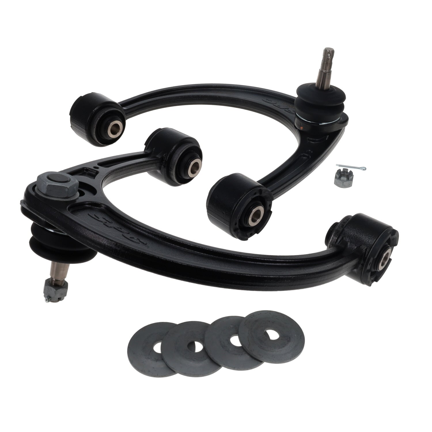 SPC Performance 35480 Upper Control Arms for Toyota Midsize SUVs, Adjustable Steel, Black Powder Coat Finish