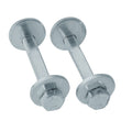 SPC Performance 82380 Jeep Front Caster Cam Pair with 14 mm Thread Steel Zinc Oxide Finish