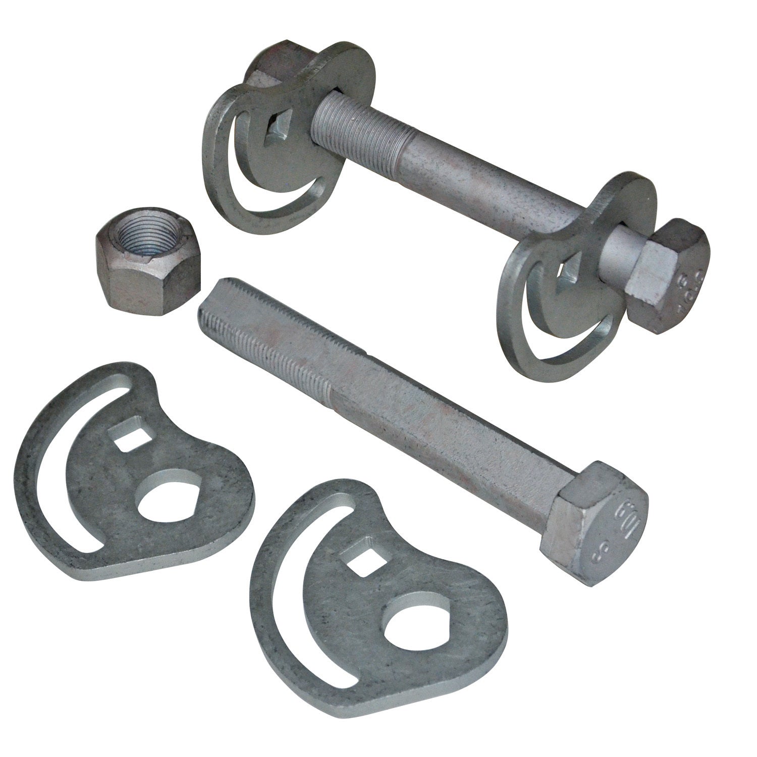 SPC Performance 86377 Caster and Camber Bolt Kit for GM Fullsize SUVs and Trucks, 18 mm x 1.5 Thread, Steel, Zinc Oxide Finish