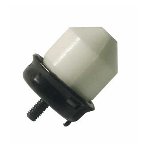 SPC Performance 95339 Cone Style Bump Stop for GM Lower Control Arms, White Polyurethane, Bolt-On Design