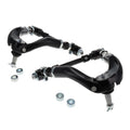 SPC Performance 97183 Adjustable Control Arms Pair for GM C10 Truck, Tubular Upper with Screw-In Ball Joints, Steel, Black Finish
