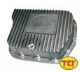 TCI 128001 Transmission Pan for Torqueflite 727, 46RH, 48RE with Deep Sump and Finned Aluminum Design