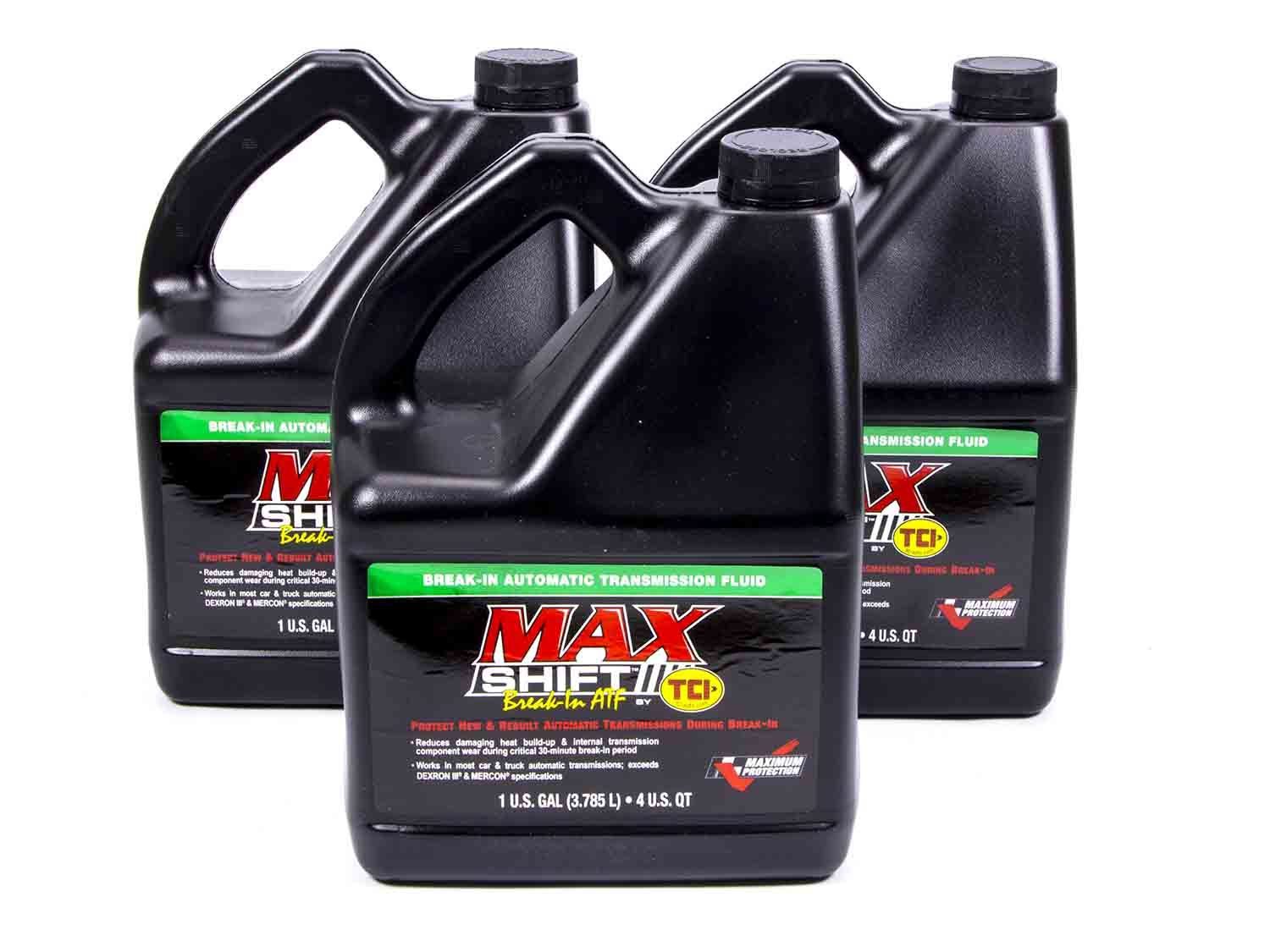 TCI 15900TCI Max Shift Break-In Transmission Fluid - Conventional ATF, 1 Gallon Jug, Set of 3