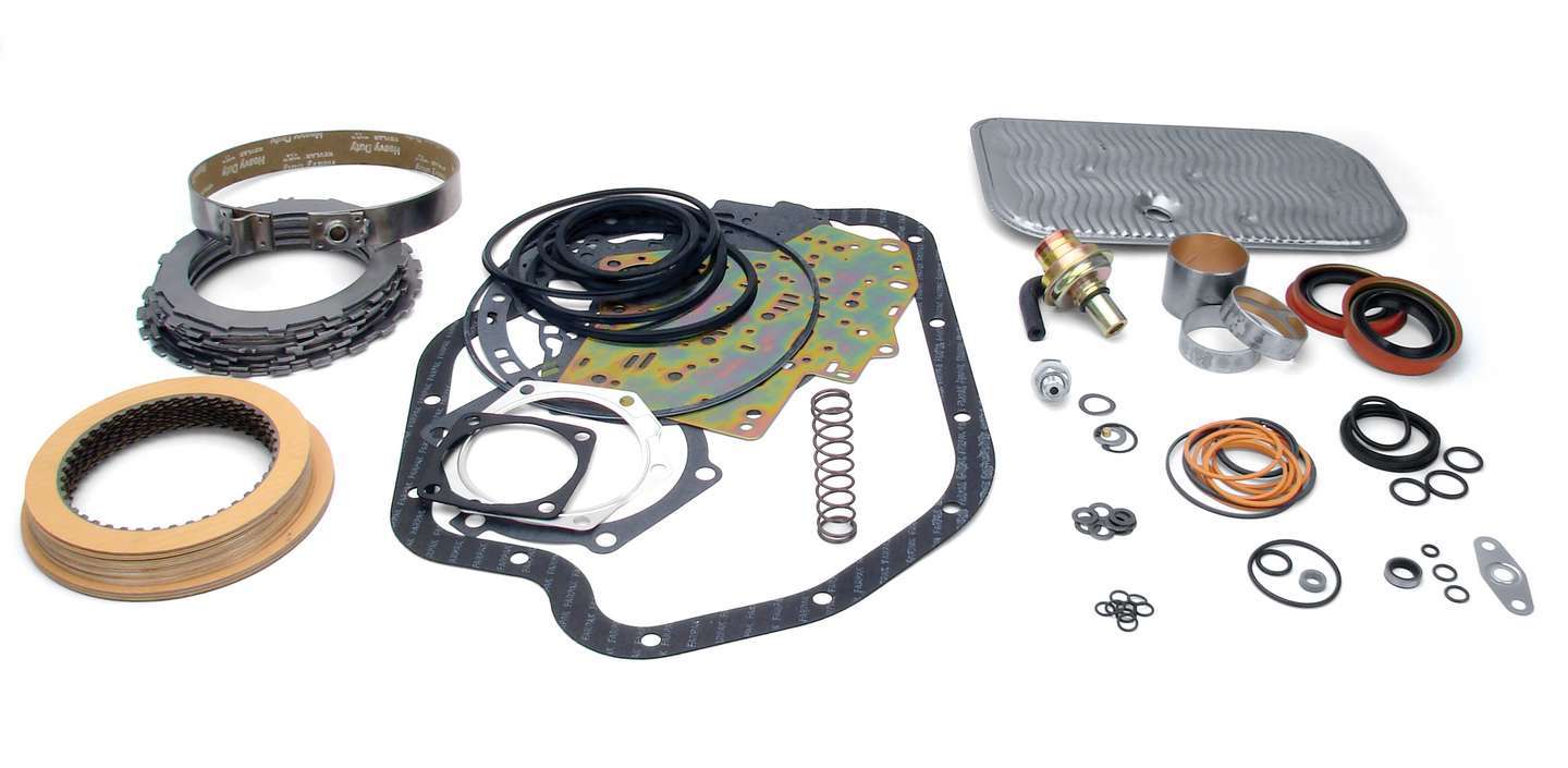 TCI 228800 Transmission Rebuild Kit for Turbo Hydramatic 400 (TH400) with Clutches, Bands, Filter, Gaskets, Seals, Modulator, and Valve Body
