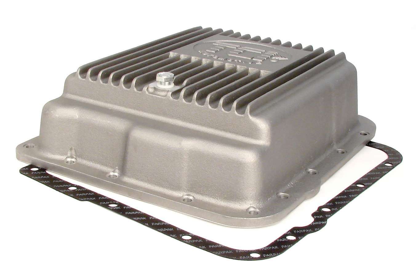 TCI Transmission Pan for TH350 Transmission, Deep Sump Aluminum Finned Design, Adds 2 Quart Capacity