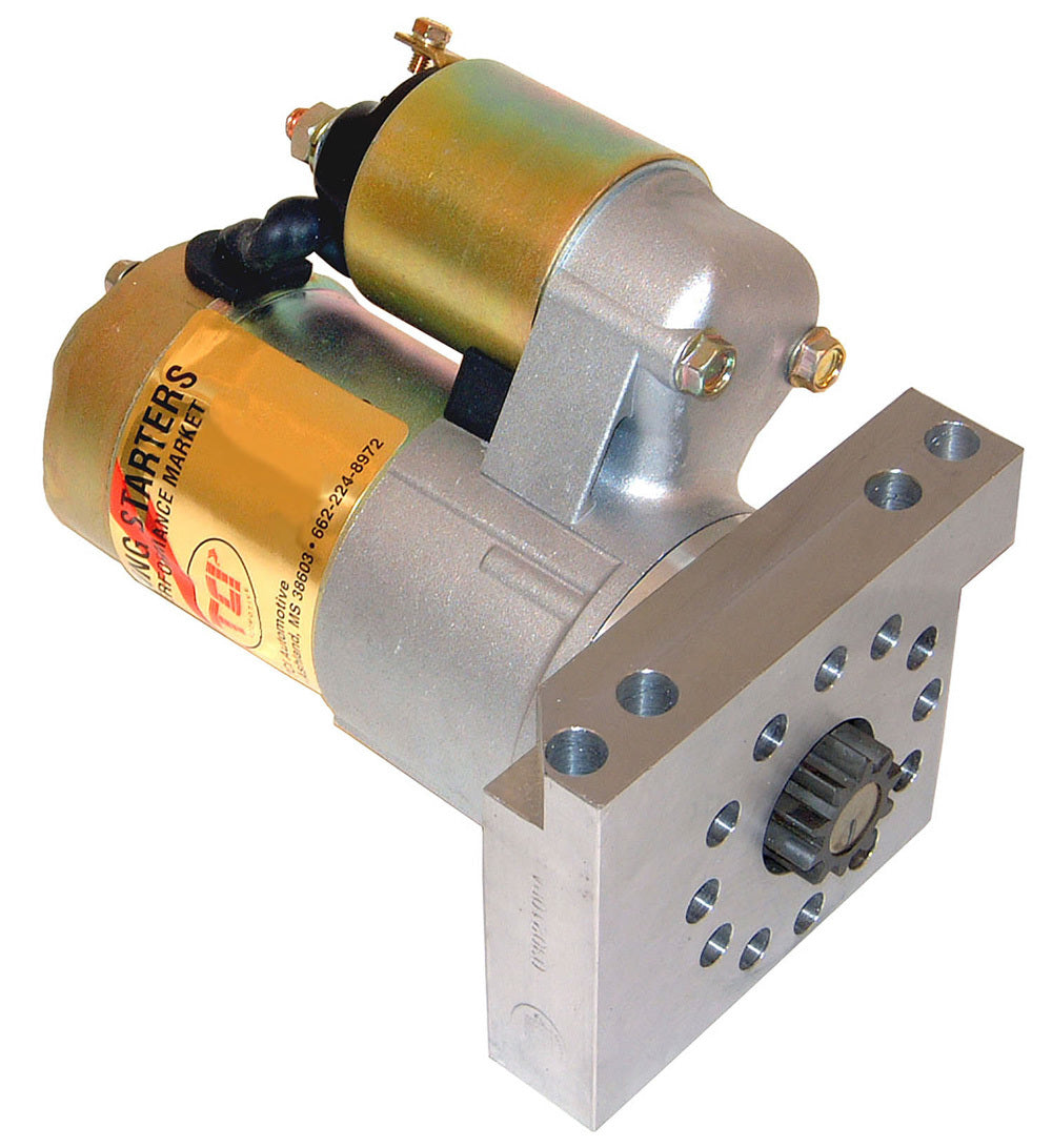 TCI Featherlite SBC Starter with 6.00:1 Gear Reduction and 153/168 Tooth Flywheel for Chevy V8