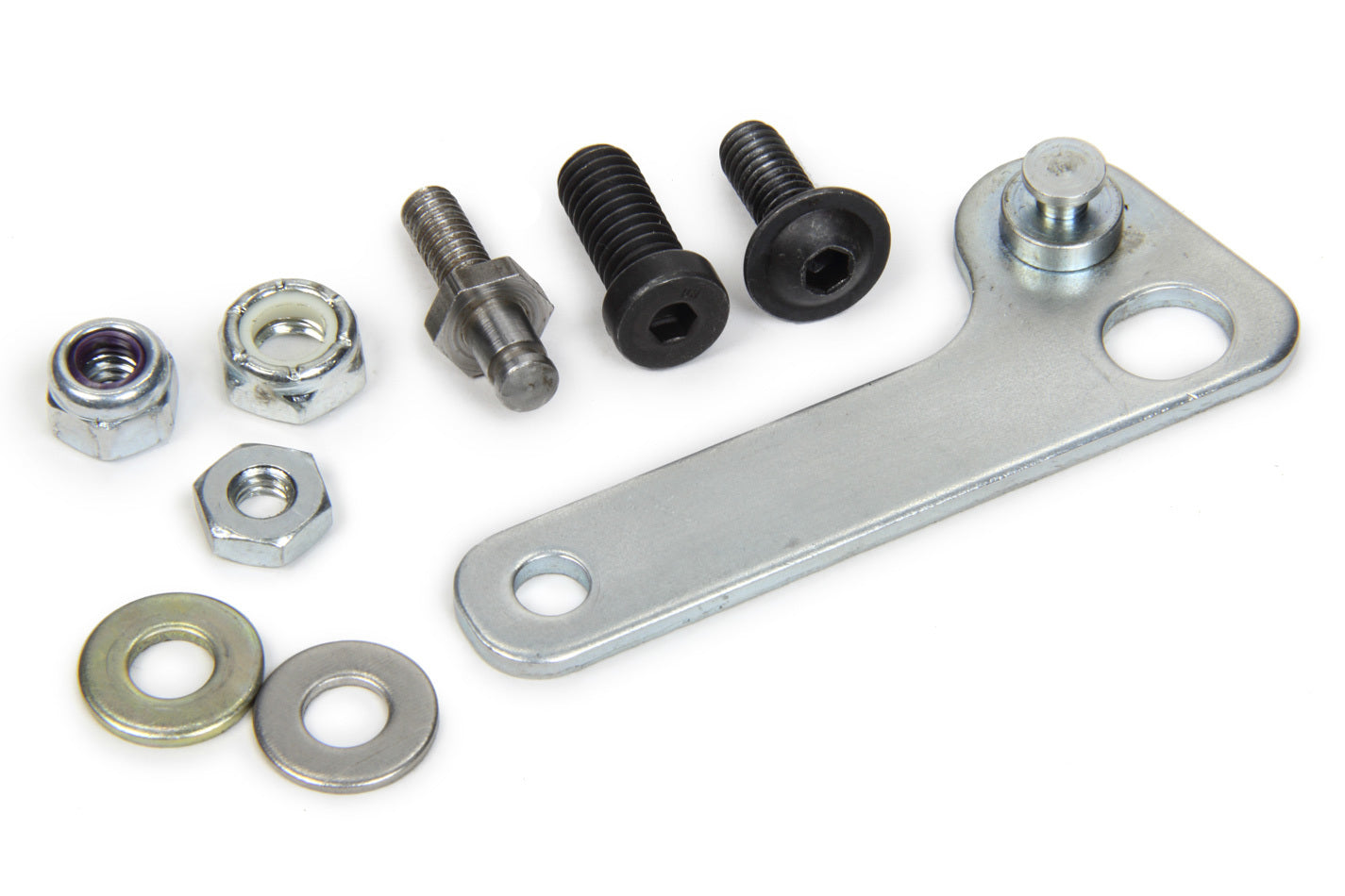 TCI 376710 Kickdown Cable Adapter for Edelbrock Carburetors, Steel, Zinc Plated