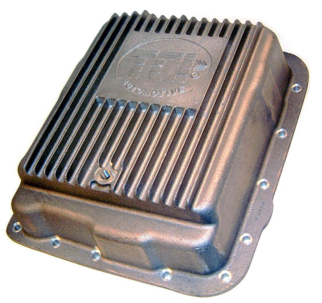 TCI 378000 Deep Sump Aluminum Transmission Oil Pan for 4L60E / 700R4 with 2 Quart Capacity