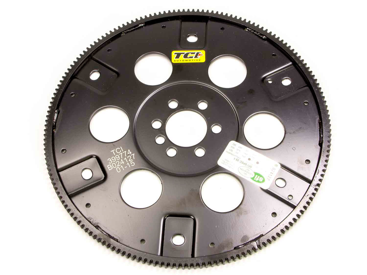 TCI SFI Flexplate GM 168-Tooth 1-Piece Steel Rear Main for Small Block Chevy