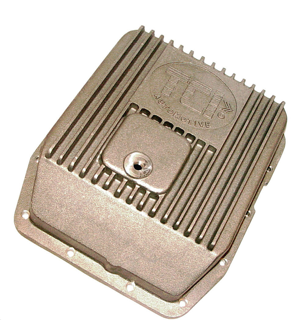 TCI Cast Aluminum Deep Transmission Pan for Ford AOD, AODE, 4R70W with 2 Quart Capacity
