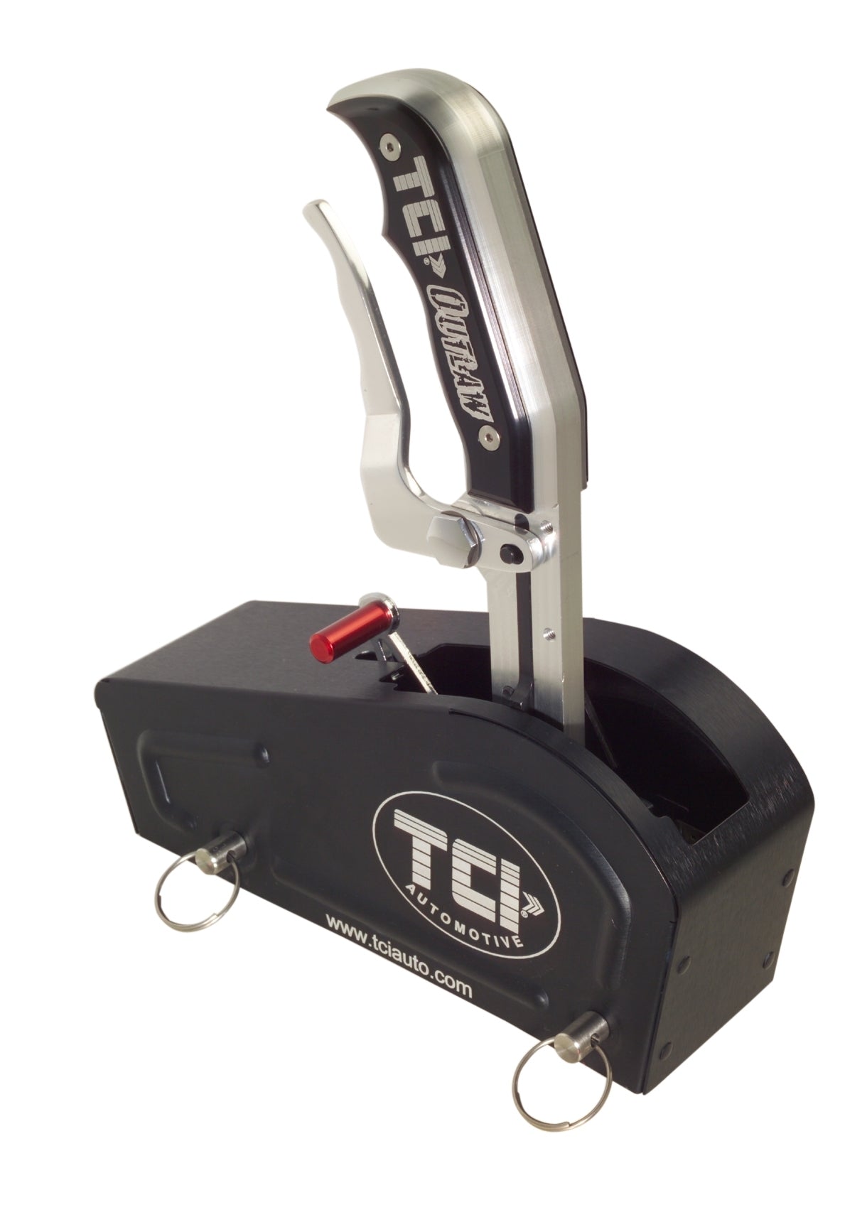 TCI Outlaw Shifter 616331 Automatic Floor Mount Black for 3-Speed Vehicles