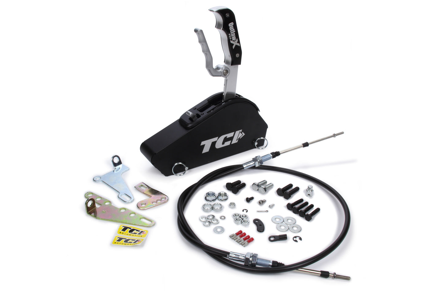TCI Outlaw X Shifter for GM 4L60E and 4L80E Transmissions, Floor Mount Automatic Gear Shifter Kit