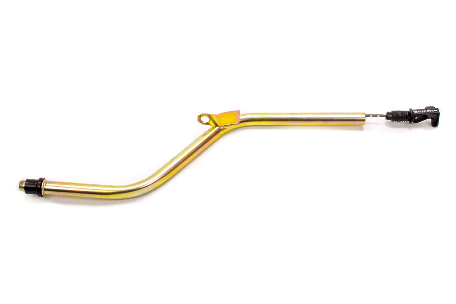 TCI Ford C4 Locking Transmission Dipstick with Steel Construction and Cadmium Finish