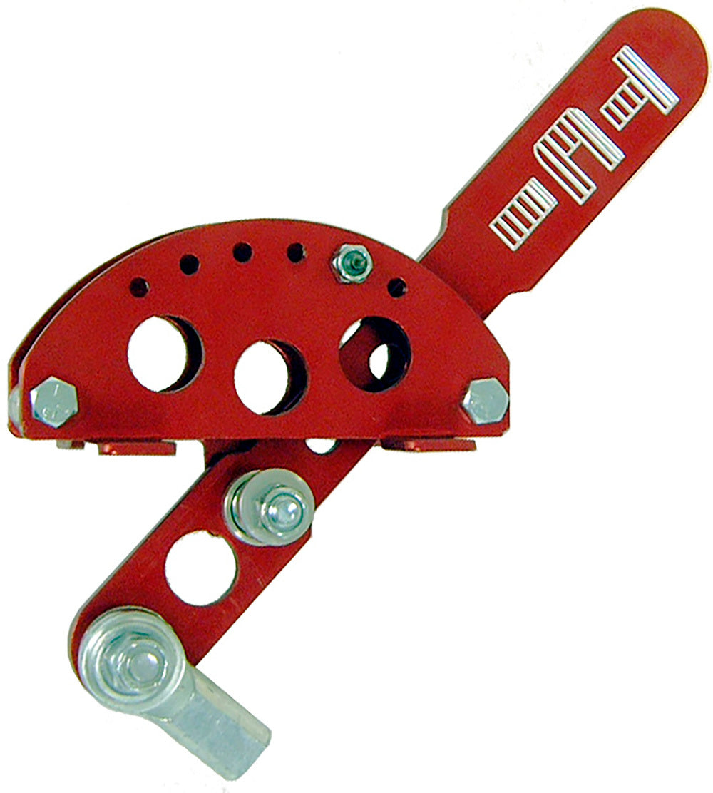 TCI P/G Aluminum Shifter for Powerglide Automatic Transmissions, Floor Mount, Red Anodized Finish