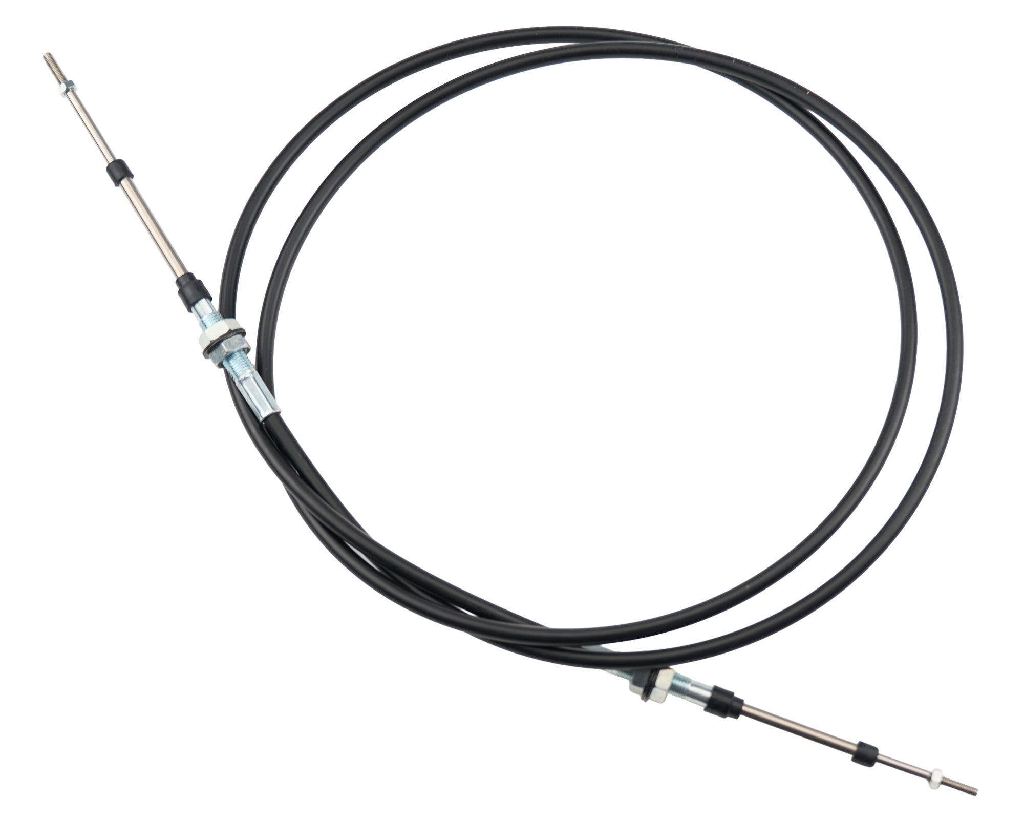 TCI Shifter Cable 840800, 8 Feet Long, 2 Inch Stroke, Steel Cable with Nylon Liner