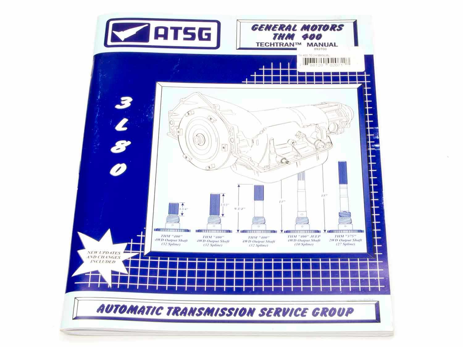 TCI GM TH400 Transmission Technical Manual