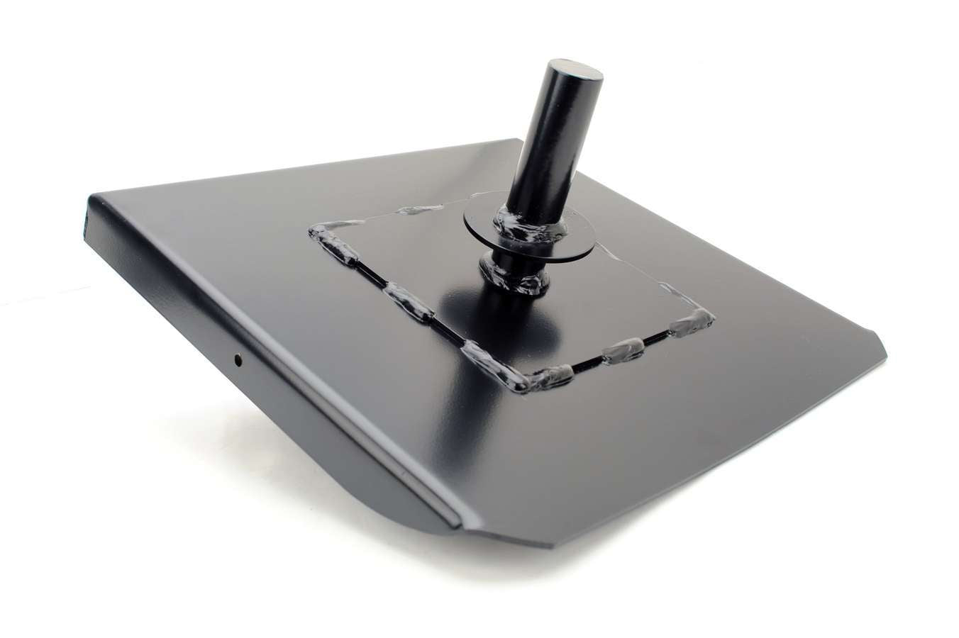 TCI 896500 Floor Jack Adapter 1-3/16 Inch Center Hold to 12 x 12 Inch Transmission Platform Steel Black