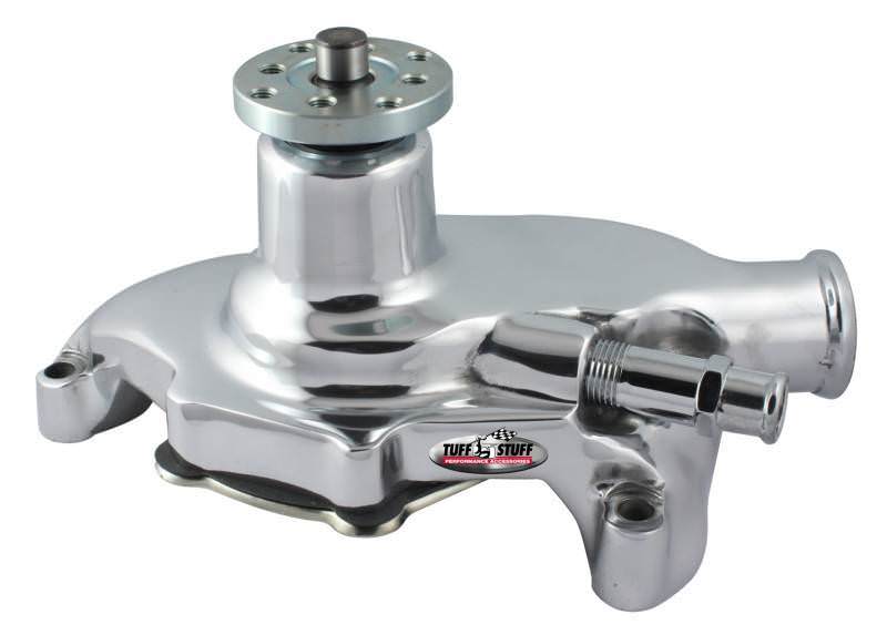 TUFF-STUFF SBC Water Pump Short Smoothie Chrome Part Number 1353NA