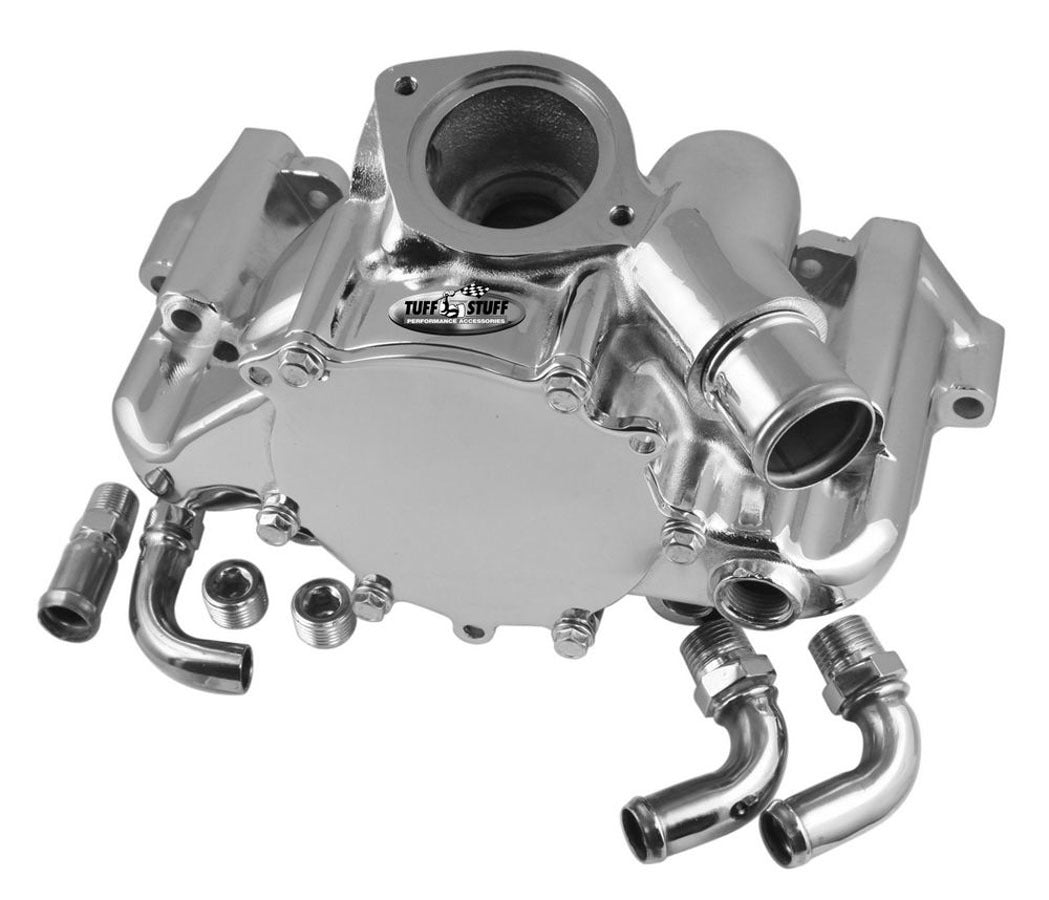 TUFF-STUFF GM LT1 Water Pump Mechanical Aluminum Chrome for 1992-1997 Vehicles