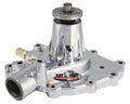 TUFF-STUFF 1432AA Ford Water Pump Pass Side Inlet Chrome with Aluminum Construction