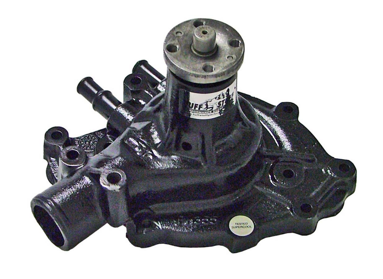 TUFF-STUFF Water Pump 1432C for Small Block Ford, Black Cast Iron, High Volume Mechanical Pump