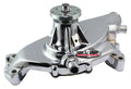TUFF-STUFF BBC Short Water Pump Aluminum Smooth Chrome Part #1496NA
