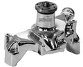 TUFF-STUFF 1511NB Aluminum Long Water Pump for Small Block Chevy, Polished Finish