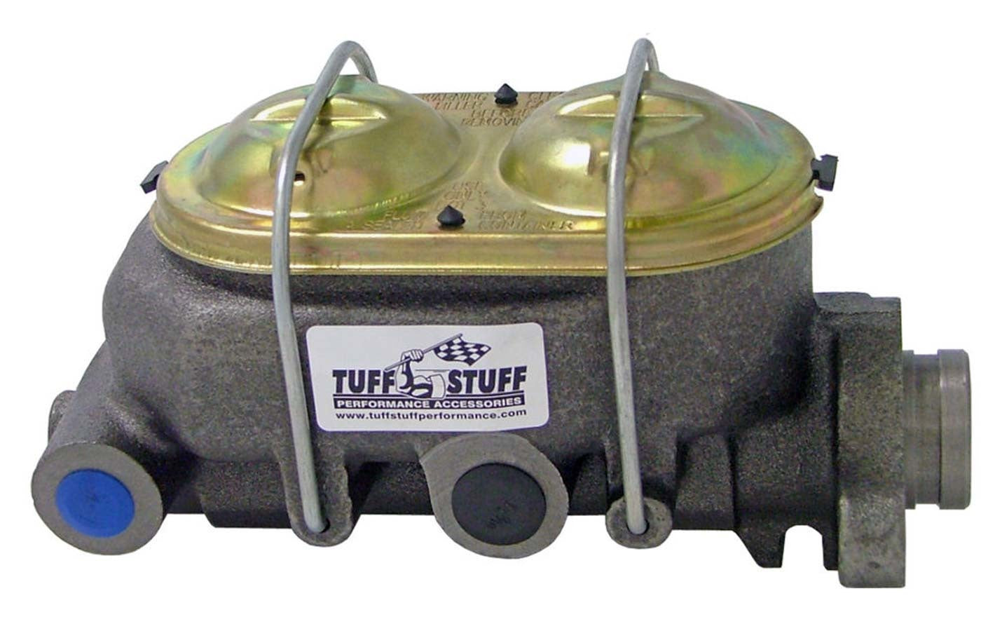 TUFF-STUFF 2018NB Dual Reservoir Master Cylinder with 1 Inch Bore and Integral Reservoir