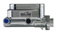 TUFF-STUFF 2027NC Master Cylinder with 1-1/8 Inch Bore, Aluminum Chrome Finish, Dual Integral Reservoir, 3-3/8 Inch Flange Mount