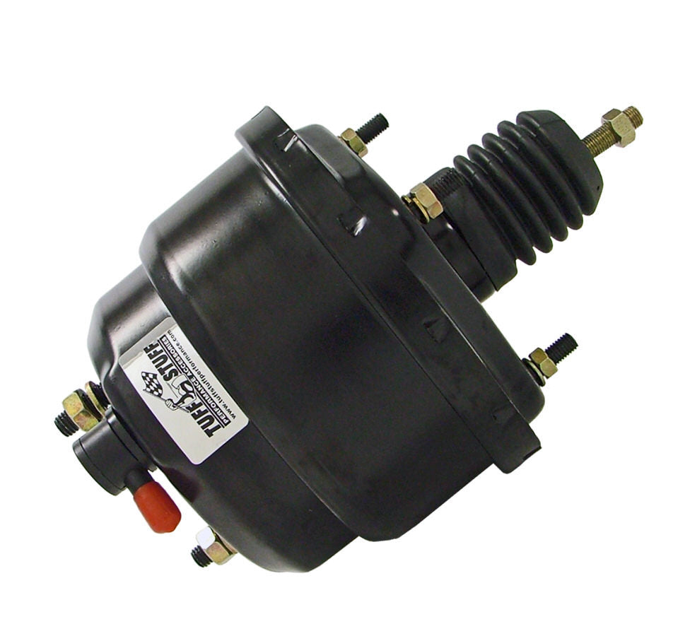 TUFF-STUFF 2222NC Power Brake Booster, 7-Inch Dual Diaphragm, Steel with Black Powder Coat Finish