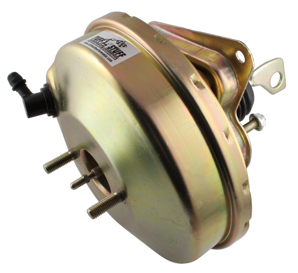 TUFF-STUFF 2225NB Power Brake Booster for Ford Mustang 1967-1970, 9 Inch Diameter, Single Diaphragm, Steel, Cadmium Finish