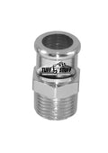 TUFF-STUFF 4450B Water Pump Chrome Hose Nipple for 3/4 Inch Hose, Steel, 1/2 Inch NPT Male to Hose Barb Adapter