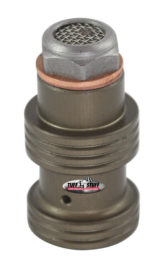 TUFF-STUFF 5555 Flow Control Valve for Power Steering, 1200 PSI, Steel, Natural Finish