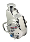 TUFF-STUFF Power Steering Pump GM Saginaw LS Series Chrome Finish Part 6161A
