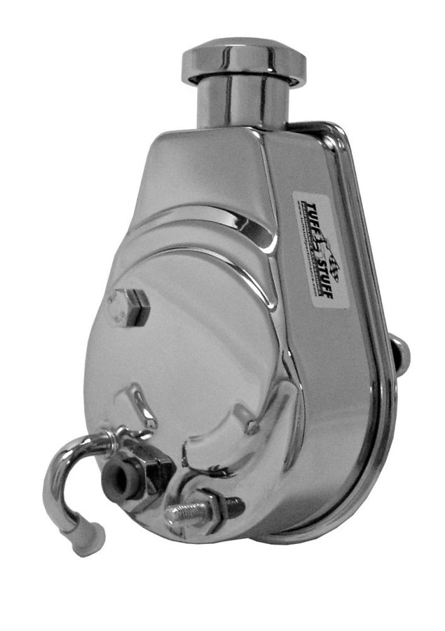 TUFF-STUFF Saginaw Power Steering Pump Part 6174A, 3 GPM Flow, 850 PSI Pressure, Chrome Finish, Universal Fit