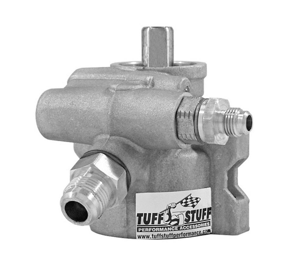 TUFF-STUFF 6175AL Type 2 Power Steering Pump Cast Aluminum, 3 GPM, 1200 PSI, Natural Finish
