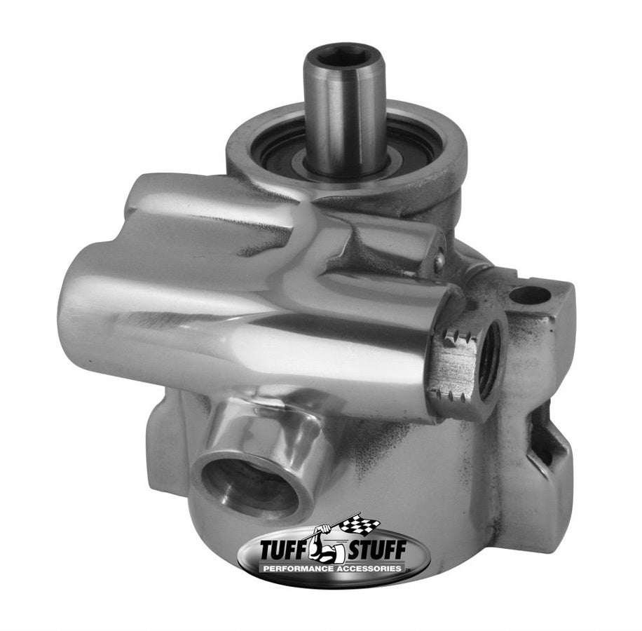 TUFF-STUFF GM LS1 Power Steering Pump 6175ALP-6 Polished Aluminum for GM LS-Series and F-Body Vehicles