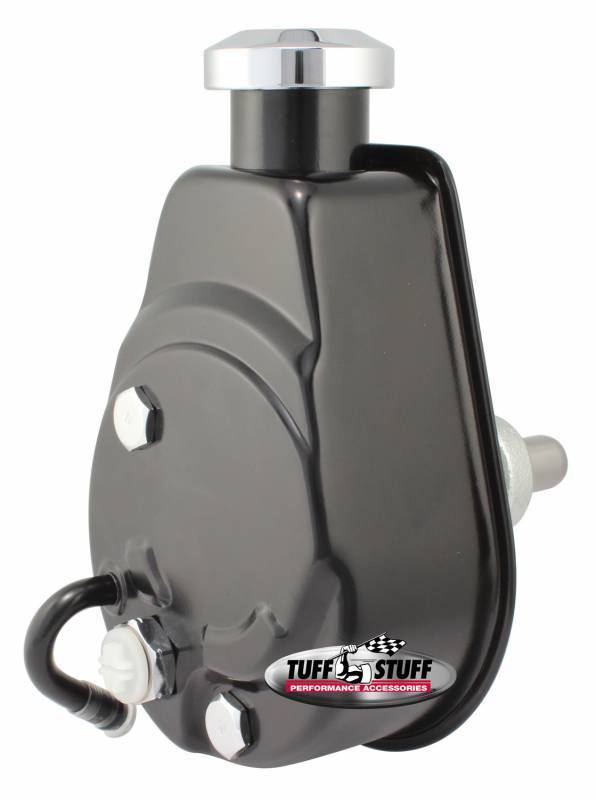TUFF-STUFF GM Power Steering Pump 6189B with Press Fit Shaft for Small Block Chevy Vehicles