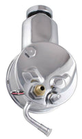 TUFF-STUFF Saginaw Power Steering Pump 6195A for 1969 Chevrolet Camaro, V8 Engine, 3 GPM, 1200 PSI, Steel and Chrome Finish