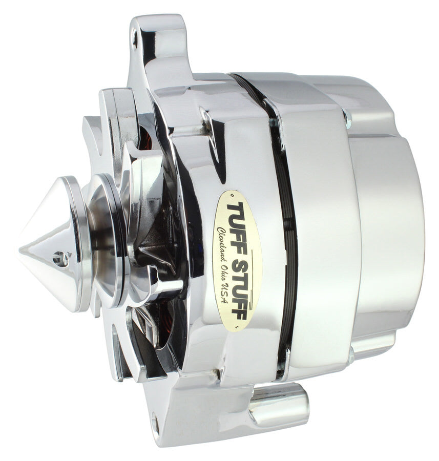 TUFF-STUFF 7068BBULL 100 Amp Alternator for Ford Vehicles with 1-Wire V-Groove Pulley and Aluminum Case