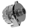 TUFF-STUFF 7068RD6G Ford Chrome Alternator with 100 Amp Output, 12V, 1-Wire, Aluminum Case, 6-Rib Serpentine Pulley