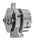 TUFF-STUFF 7078ND Ford Alternator 100 Amp 12V Chrome Finish with Single V-Belt Pulley