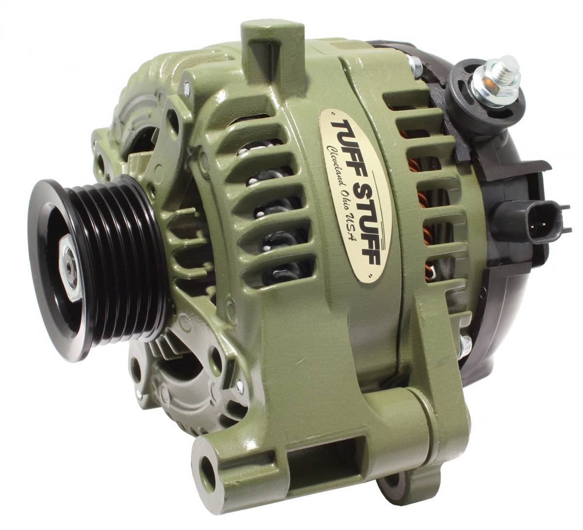 TUFF-STUFF 7514G Jeep Wrangler Alternator 175 Amp 12V with External Regulator and Aluminum Case