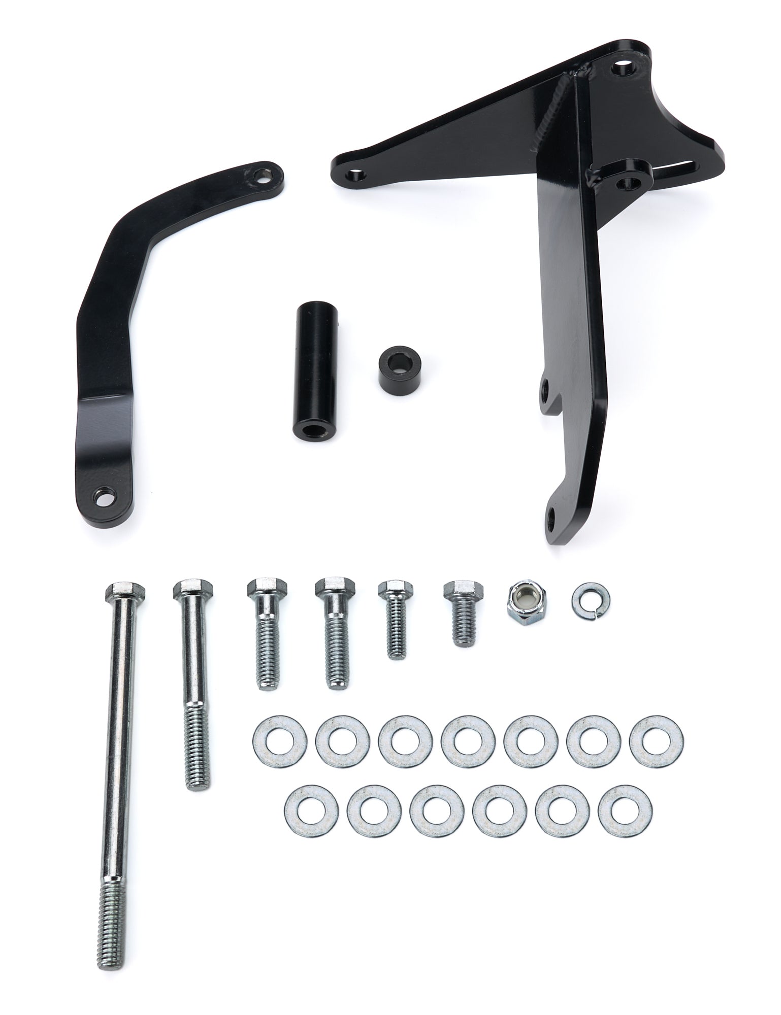 TUFF-STUFF Alternator Bracket SBC Long Water Pump Black TFS7668B