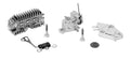 TUFF-STUFF 7700A Alternator Rebuild Kit for GM 10SE Series with OE Wiring