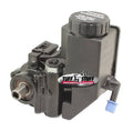 TUFF-STUFF 7890BK Type II Power Steering Pump with Reservoir, 3 GPM, 1200 PSI, Aluminum, Black Finish