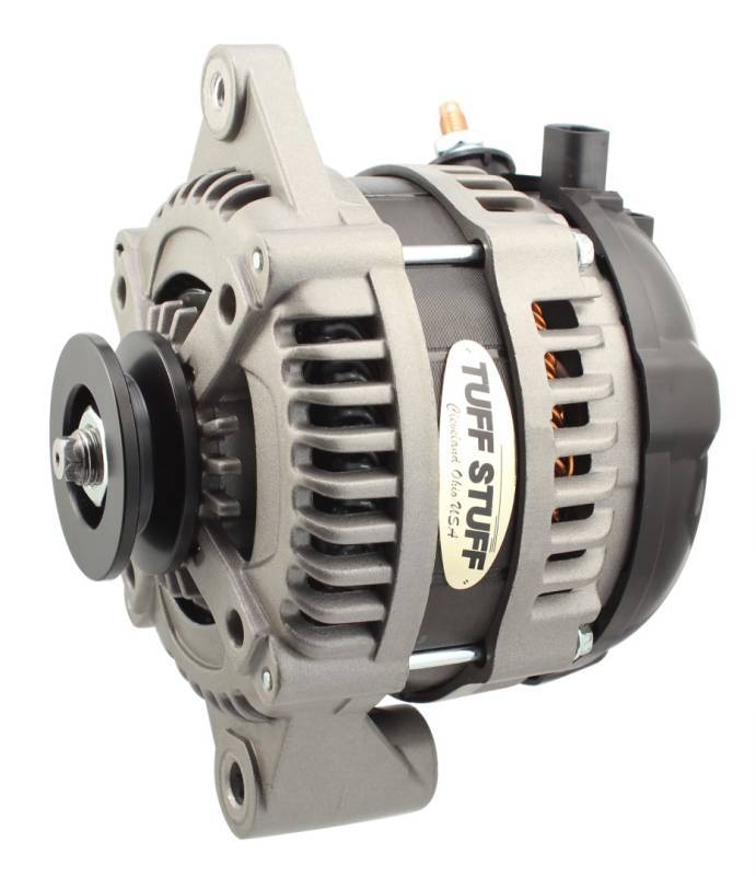 TUFF-STUFF 8319FC1G1W 225 Amp Alternator with Single V-Belt Pulley for GM Vehicles
