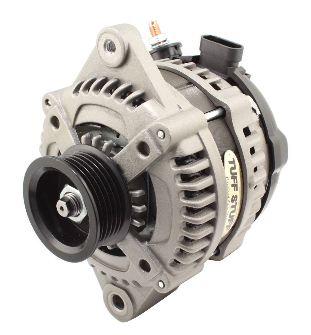 TUFF-STUFF 8319FC6GOE 225 Amp Alternator with 6-Groove Serpentine Pulley and Aluminum Case