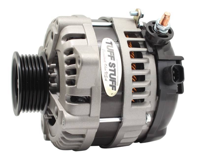TUFF-STUFF 8321FC6G1W 225 Amp Alternator with 6-Groove Serpentine Pulley for GM Vehicles