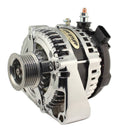 TUFF-STUFF LS225 Max Amp Alternator 12V with 6-Rib Serpentine Pulley and Chrome Finish